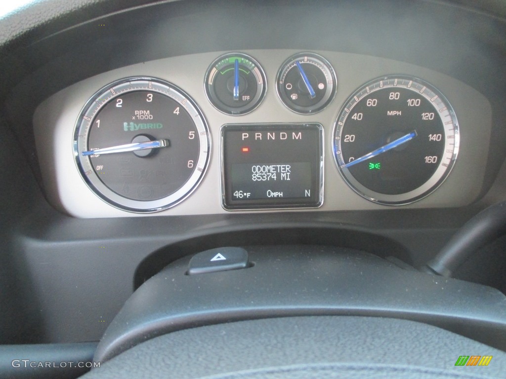 2009 Escalade Hybrid AWD - Quicksilver / Ebony/Ebony photo #14