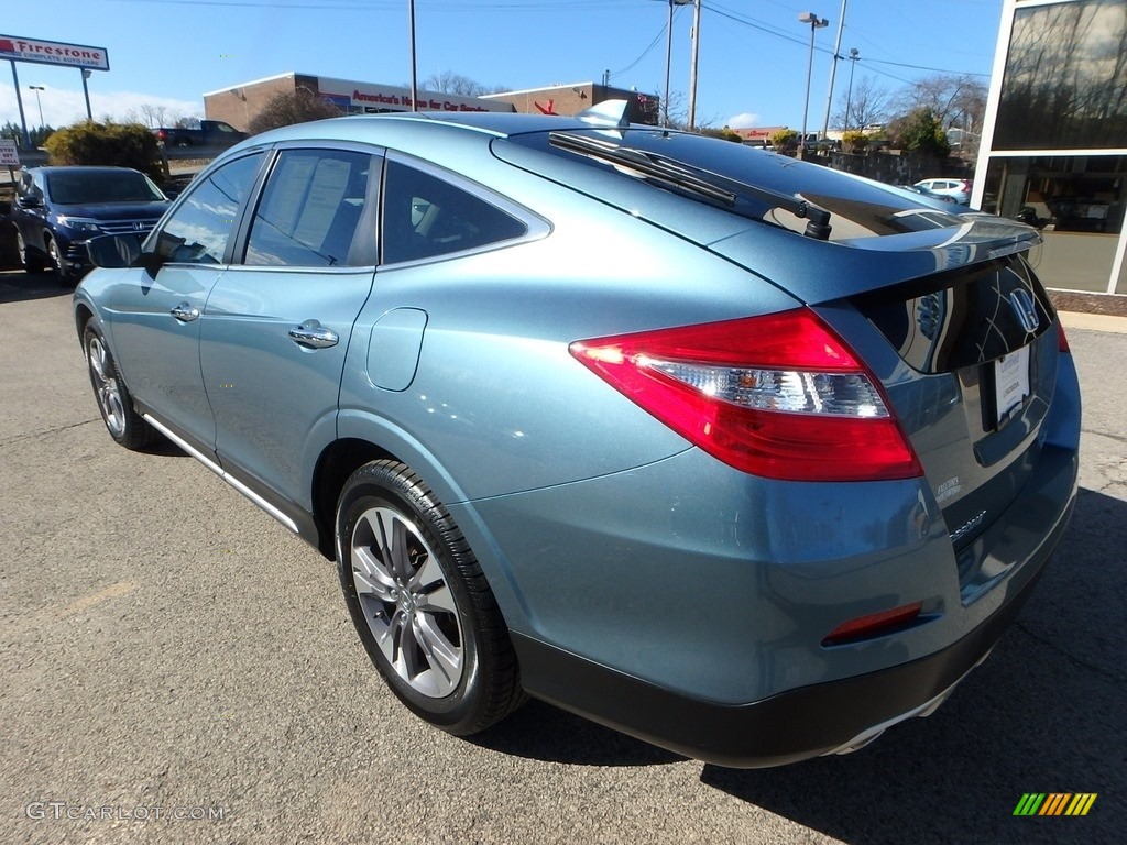 2013 Crosstour EX-L V-6 4WD - Mountain Air Metallic / Ivory photo #3