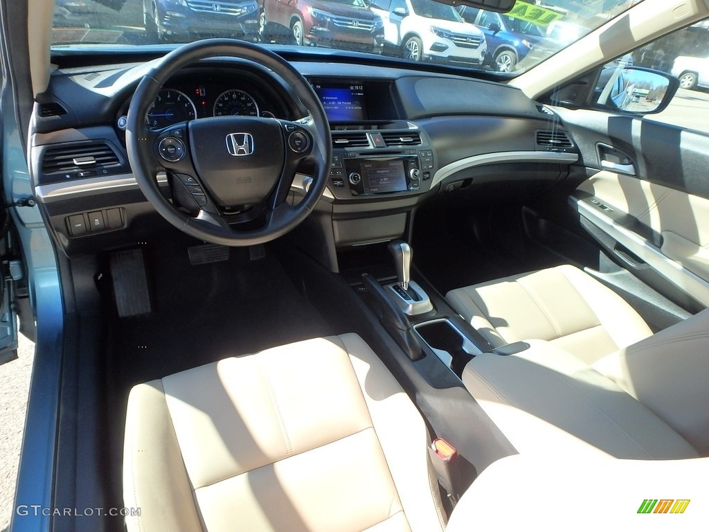 2013 Crosstour EX-L V-6 4WD - Mountain Air Metallic / Ivory photo #18
