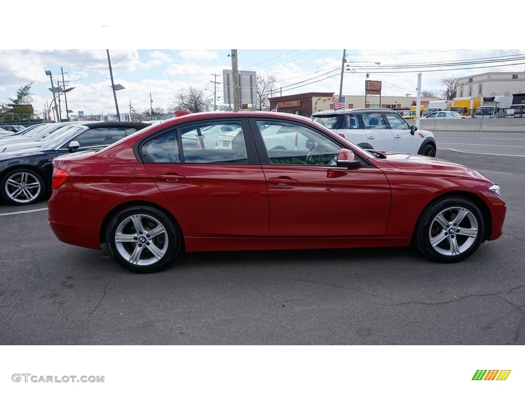 2014 3 Series 328i xDrive Sedan - Melbourne Red Metallic / Black photo #5