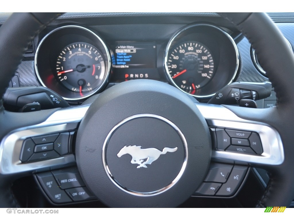 2016 Mustang V6 Coupe - Deep Impact Blue Metallic / Ebony photo #14