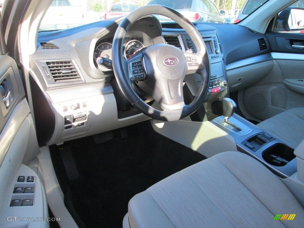 2014 Outback 2.5i Premium - Tungsten Metallic / Ivory photo #11