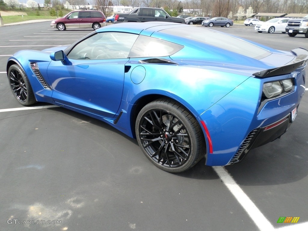 2016 Corvette Z06 Coupe - Laguna Blue Metallic / Jet Black photo #3