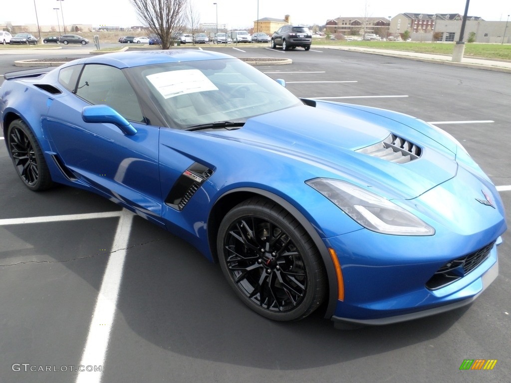 2016 Corvette Z06 Coupe - Laguna Blue Metallic / Jet Black photo #7
