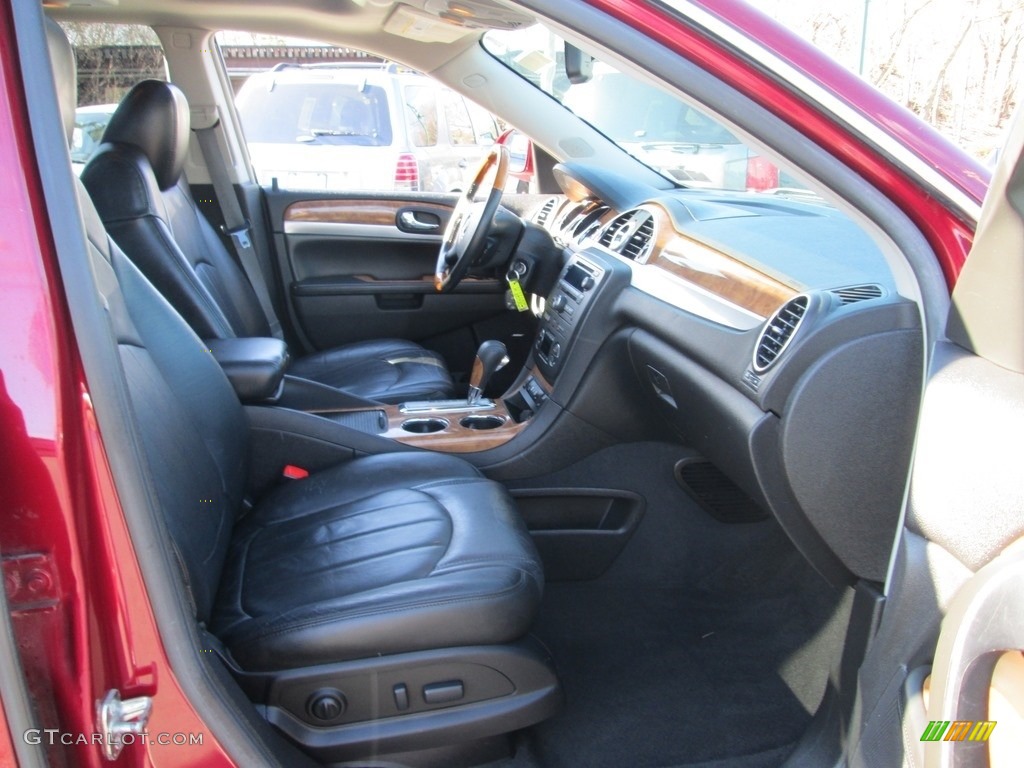 2009 Enclave CXL AWD - Dark Crimson Metallic / Ebony Black/Ebony photo #16