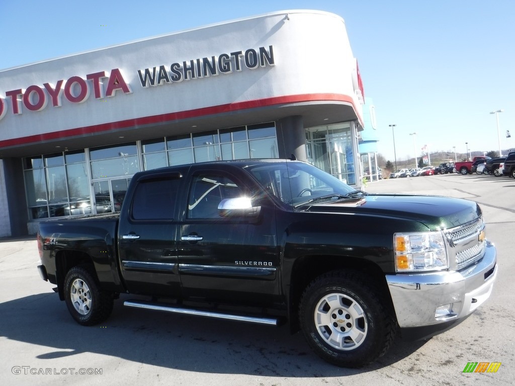2013 Silverado 1500 LT Crew Cab 4x4 - Fairway Metallic / Ebony photo #2