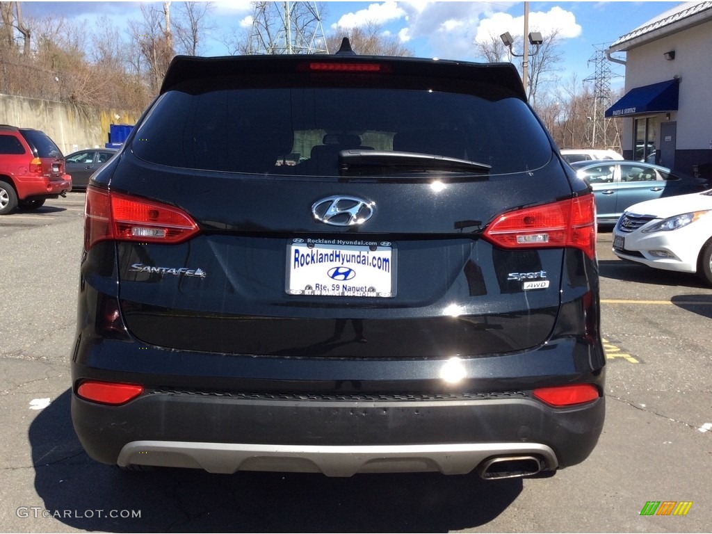 2014 Santa Fe Sport AWD - Twilight Black / Gray photo #5