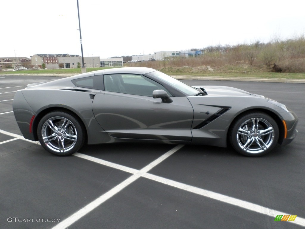 Shark Gray Metallic 2016 Chevrolet Corvette Stingray Coupe Exterior Photo #111639794