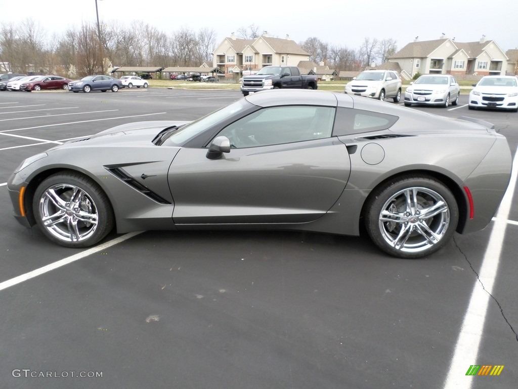 Shark Gray Metallic 2016 Chevrolet Corvette Stingray Coupe Exterior Photo #111639863