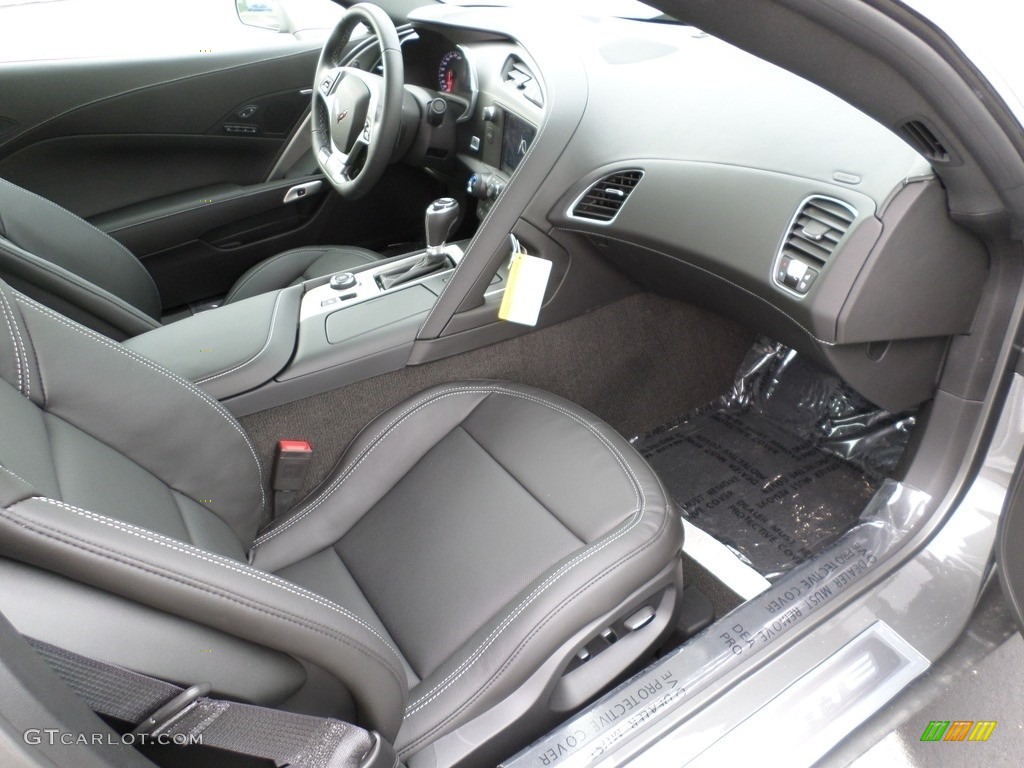 Jet Black Interior 2016 Chevrolet Corvette Stingray Coupe Photo #111640310