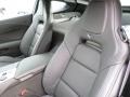 2016 Chevrolet Corvette Jet Black Interior Front Seat Photo