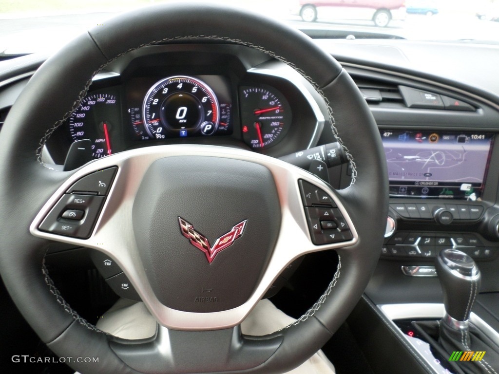 2016 Chevrolet Corvette Stingray Coupe Jet Black Dashboard Photo #111640766