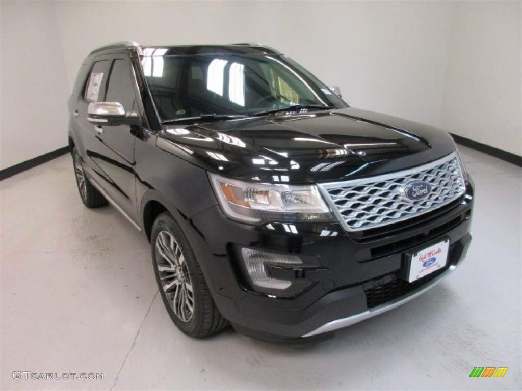 2016 Explorer Platinum 4WD - Shadow Black / Platinum Medium Soft Ceramic Nirvana Leather photo #2