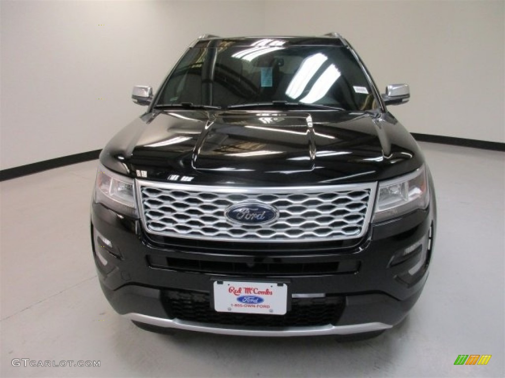 2016 Explorer Platinum 4WD - Shadow Black / Platinum Medium Soft Ceramic Nirvana Leather photo #3