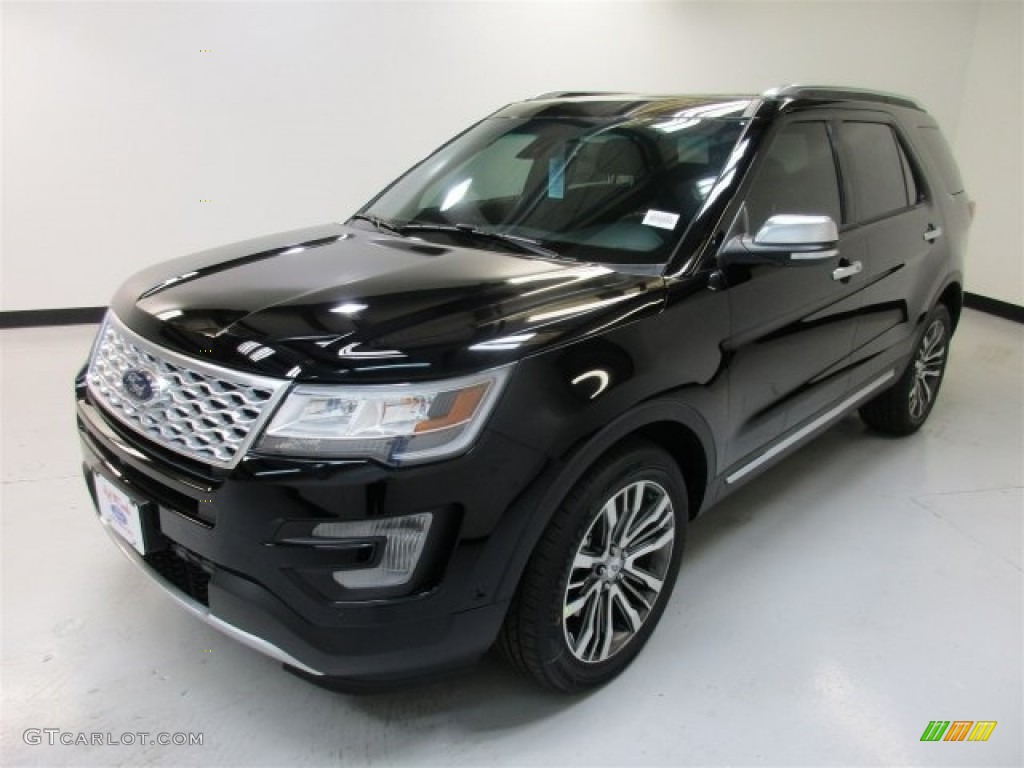 2016 Explorer Platinum 4WD - Shadow Black / Platinum Medium Soft Ceramic Nirvana Leather photo #4