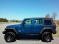2009 Deep Water Blue Pearl Jeep Wrangler Unlimited X 4x4 #111631567