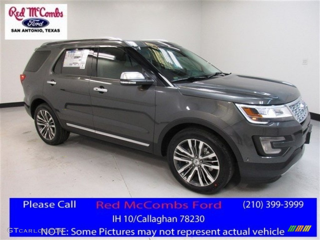 2016 Explorer Platinum 4WD - Magnetic Metallic / Platinum Medium Soft Ceramic Nirvana Leather photo #1