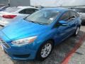 2016 Blue Candy Ford Focus SE Sedan  photo #2