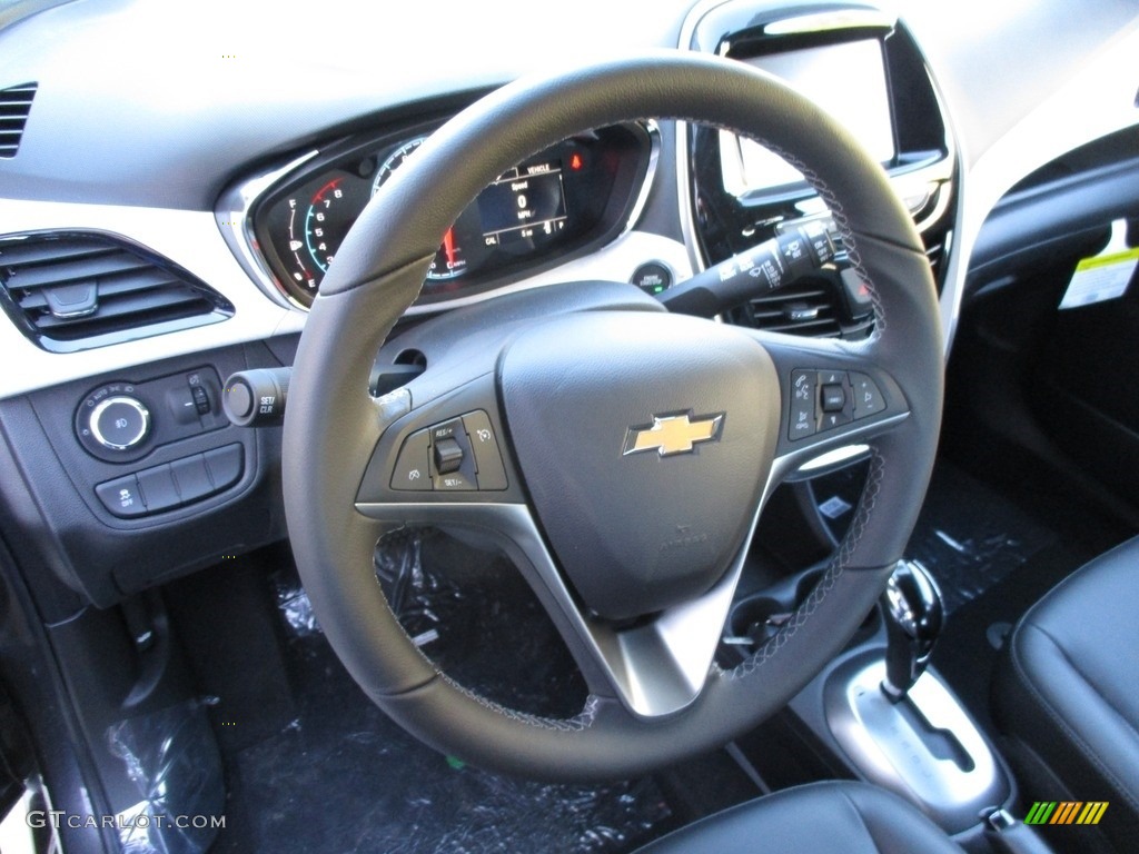 2016 Chevrolet Spark LT Jet Black Steering Wheel Photo #111649586