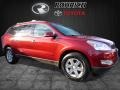 Crystal Red Tintcoat 2012 Chevrolet Traverse LT AWD