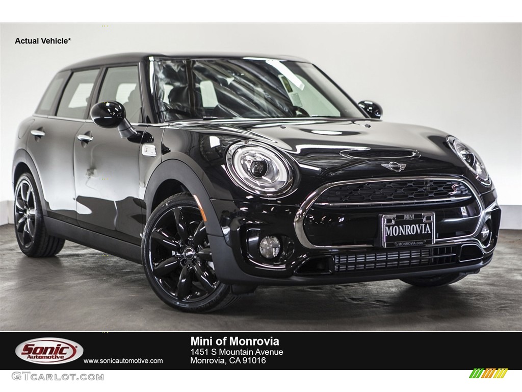 2016 Clubman Cooper S - Midnight Black Metallic / Cross Punch/Pure Burgundy photo #1