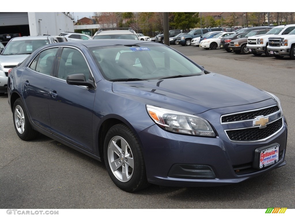 2013 Malibu LS - Blue Topaz Metallic / Jet Black/Titanium photo #3