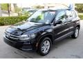 Deep Black Metallic - Tiguan S Photo No. 4