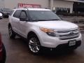 2013 Oxford White Ford Explorer XLT  photo #8