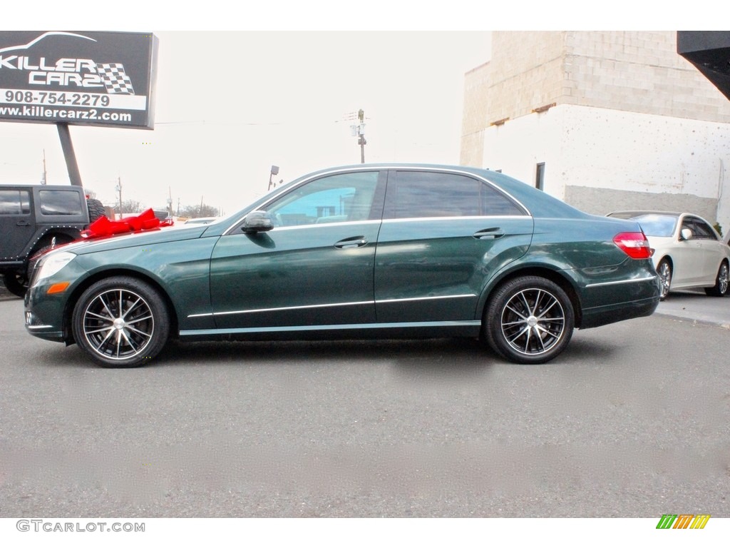 2010 E 350 4Matic Sedan - Jade Green Metallic / Almond Beige photo #5