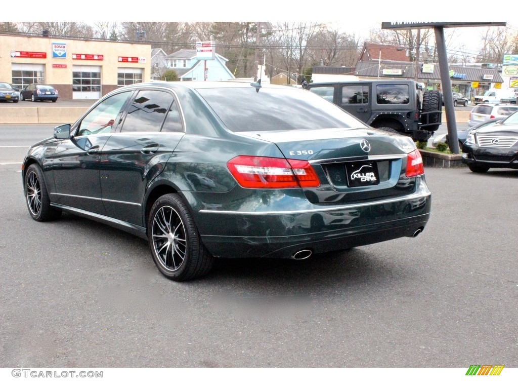 2010 E 350 4Matic Sedan - Jade Green Metallic / Almond Beige photo #6