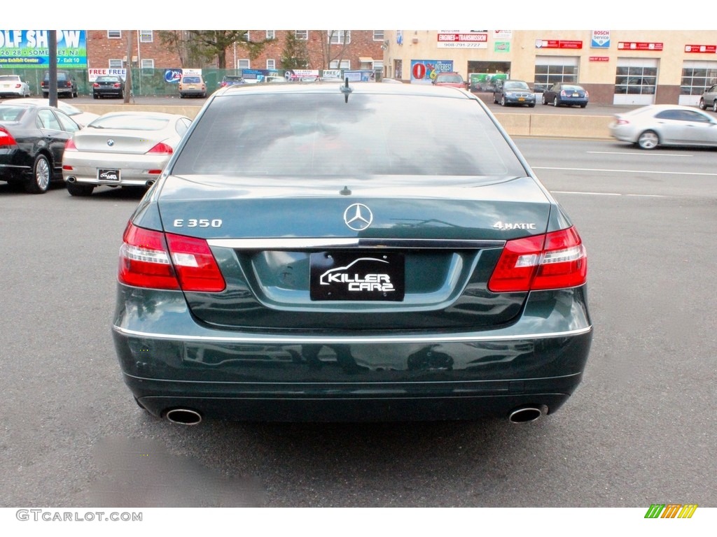 2010 E 350 4Matic Sedan - Jade Green Metallic / Almond Beige photo #7