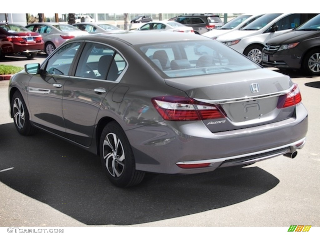 2016 Accord LX Sedan - Modern Steel Metallic / Black photo #2
