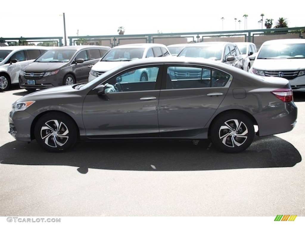 2016 Accord LX Sedan - Modern Steel Metallic / Black photo #9