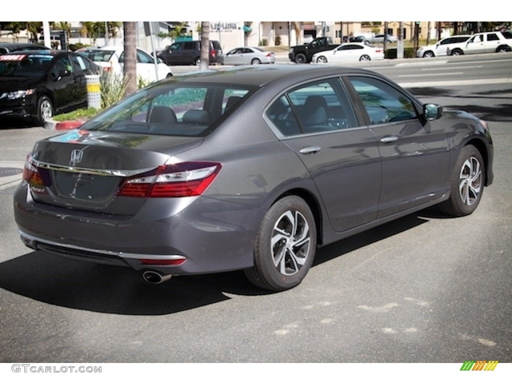 2016 Accord LX Sedan - Modern Steel Metallic / Black photo #11
