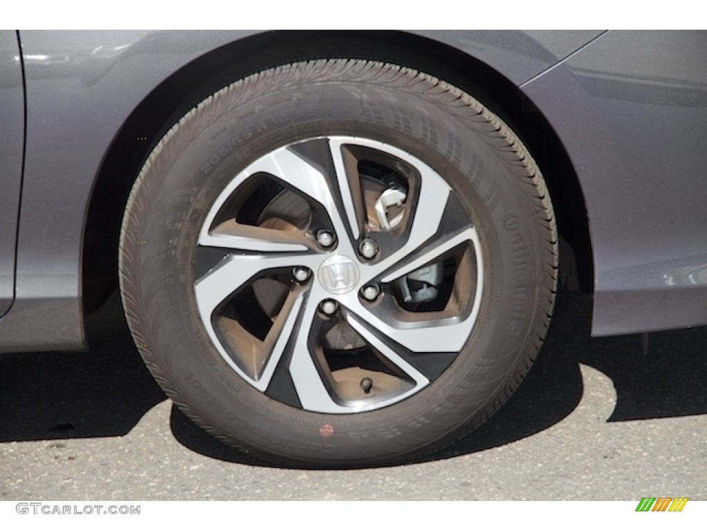 2016 Accord LX Sedan - Modern Steel Metallic / Black photo #28