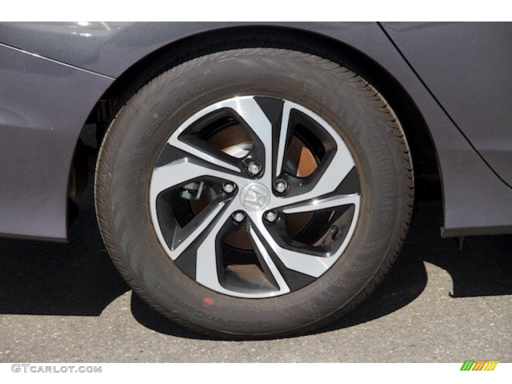2016 Accord LX Sedan - Modern Steel Metallic / Black photo #29