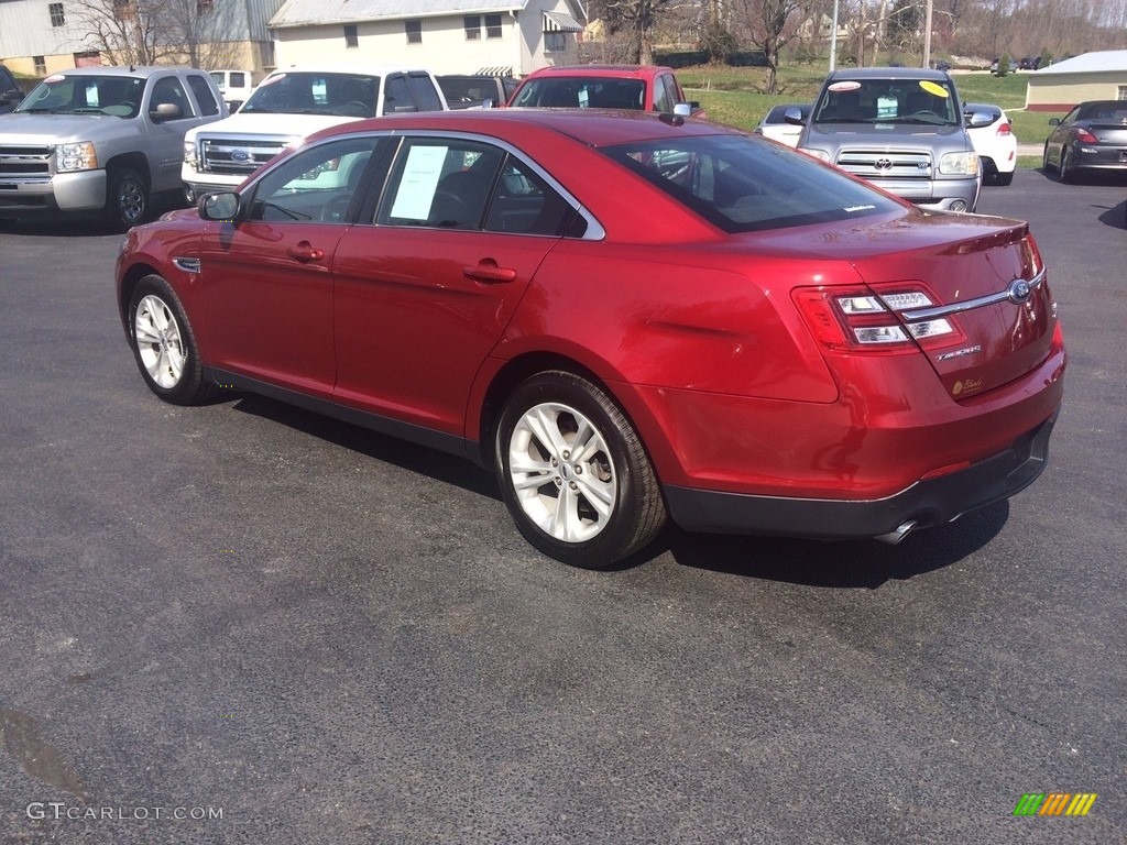 2014 Taurus SEL - Ruby Red / Charcoal Black photo #2