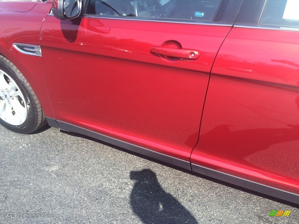 2014 Taurus SEL - Ruby Red / Charcoal Black photo #20