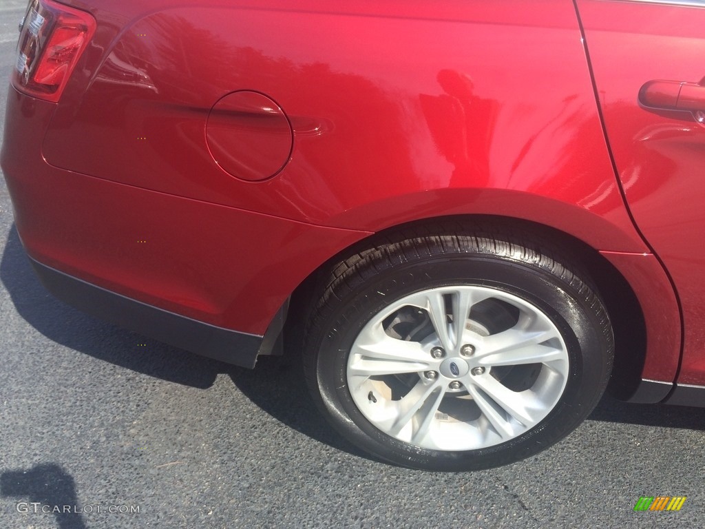 2014 Taurus SEL - Ruby Red / Charcoal Black photo #28