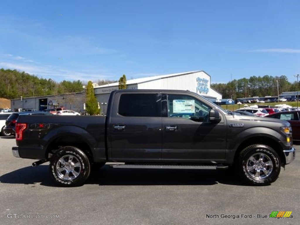 2016 F150 XLT SuperCrew 4x4 - Magnetic / Medium Earth Gray photo #6