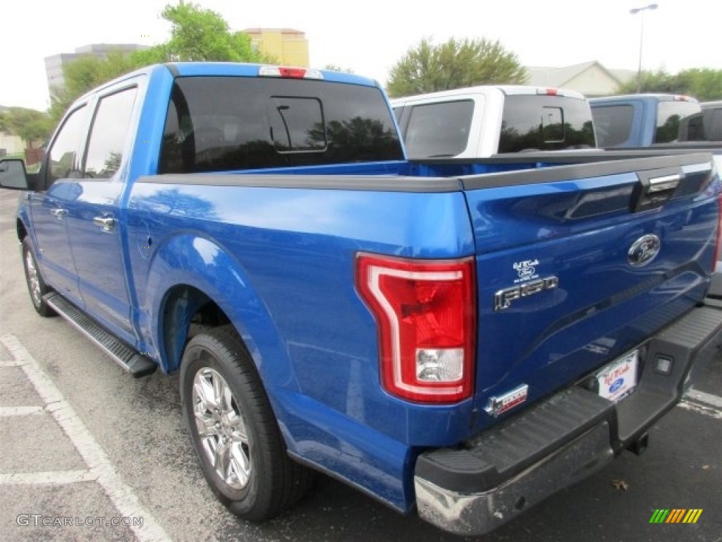 2016 F150 XLT SuperCrew - Blue Flame / Medium Earth Gray photo #6