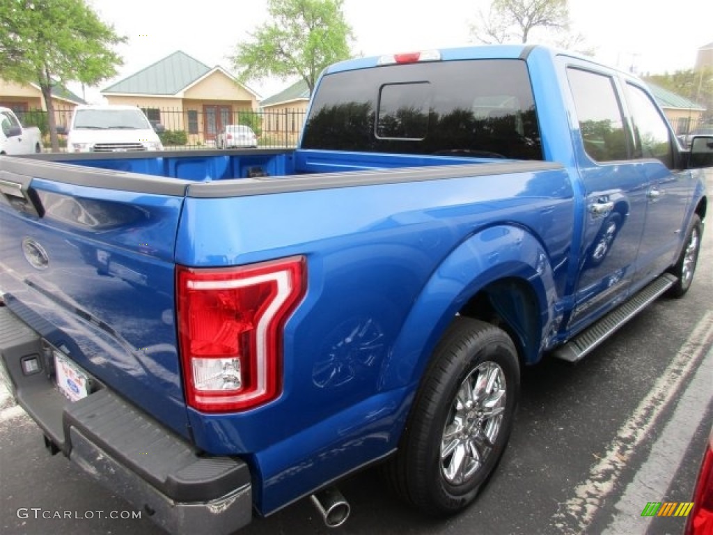 2016 F150 XLT SuperCrew - Blue Flame / Medium Earth Gray photo #8