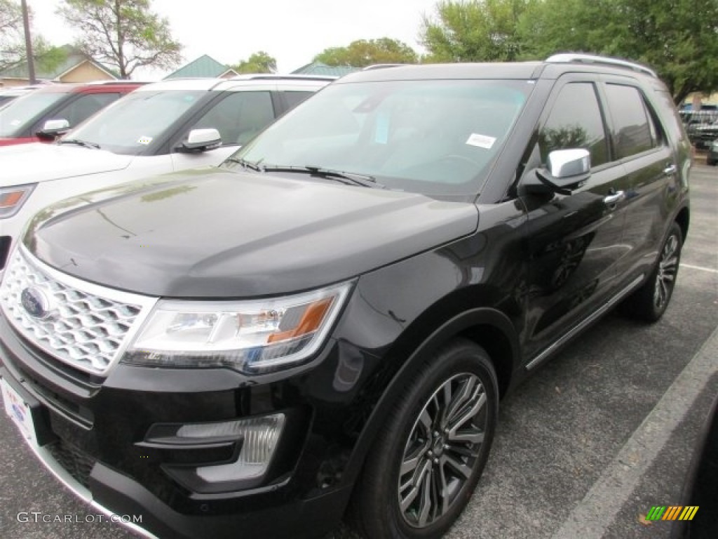 2016 Explorer Platinum 4WD - Shadow Black / Platinum Medium Soft Ceramic Nirvana Leather photo #2