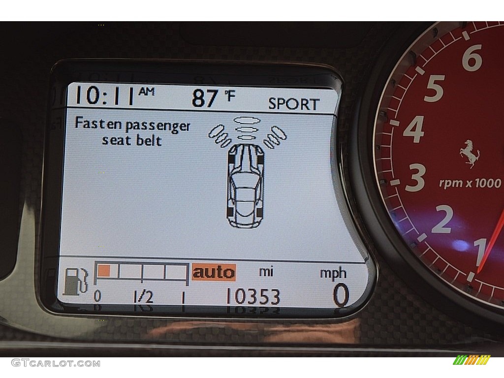 2011 Ferrari 599 GTB Gauges Photo #111662900