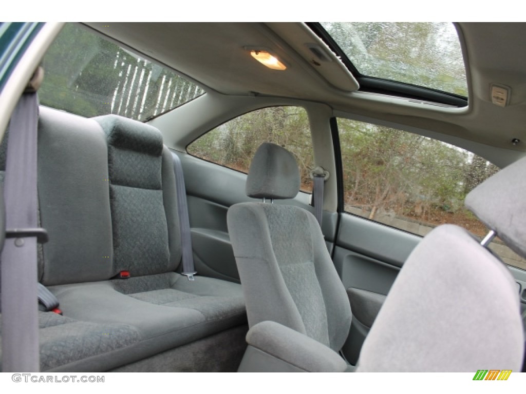 1998 Civic EX Coupe - Cypress Green Pearl / Gray photo #8