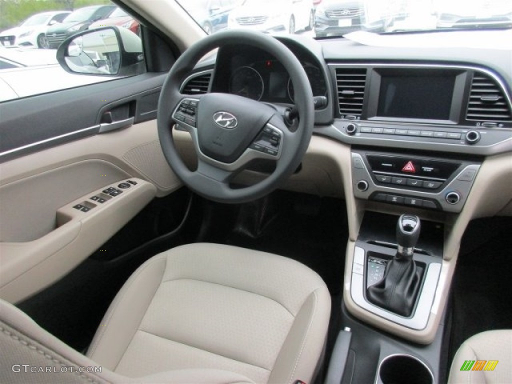 2017 Elantra SE - Beige / Beige photo #7