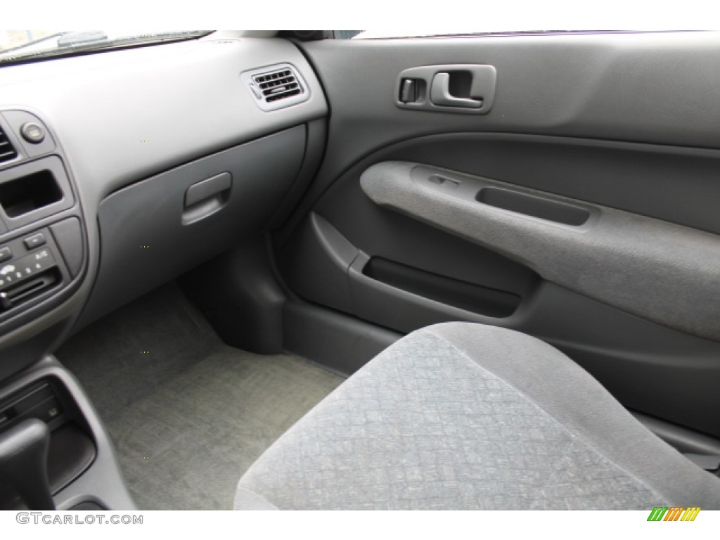 1998 Civic EX Coupe - Cypress Green Pearl / Gray photo #12