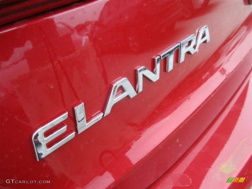 2017 Elantra Limited - Red / Gray photo #5
