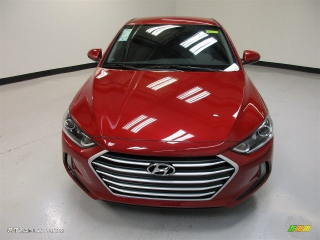 2017 Elantra SE - Red / Gray photo #3