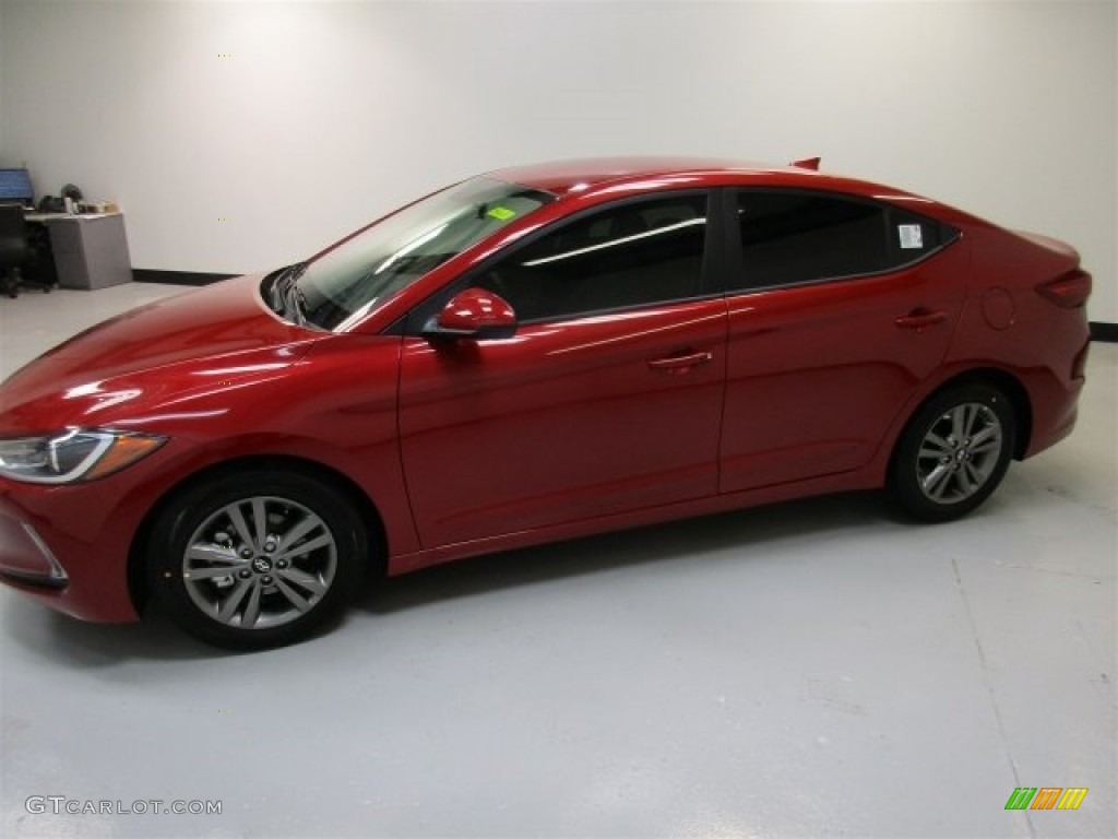 2017 Elantra SE - Red / Gray photo #5